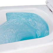 Унитаз Azario Pace AZ-5172T-WHT подвесной цвет Белый с сиденьем Микролифт-8