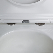 Унитаз Azario Pace AZ-5172T-WHT подвесной цвет Белый с сиденьем Микролифт-9