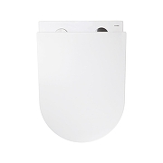 Унитаз Azario Rumba AZ-5175T-WHT подвесной цвет Белый с сиденьем Микролифт-4