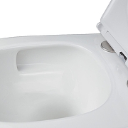 Унитаз Azario Adagio AZ-5177T-WHT подвесной цвет Белый с сиденьем Микролифт-5