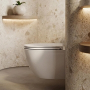 Унитаз Azario Adagio AZ-5177T-WHT подвесной цвет Белый с сиденьем Микролифт-10