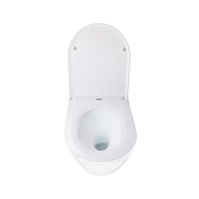 Унитаз Azario Bliss AZ-5179T-WHT подвесной цвет Белый с сиденьем Микролифт-2