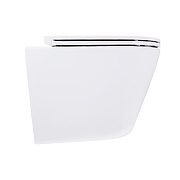 Унитаз Azario Bliss AZ-5179T-WHT подвесной цвет Белый с сиденьем Микролифт-5