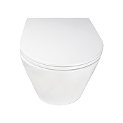 Унитаз Azario Songo AZ-5180T-WHT подвесной цвет Белый с сиденьем Микролифт-5