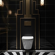 Унитаз Azario Songo AZ-5180T-WHT подвесной цвет Белый с сиденьем Микролифт-12