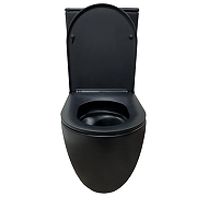 Унитаз компакт Azario Cobalt-Black AZ-6089A-MB цвет Черный матовый с бачком и сиденьем Микролифт-2