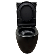 Унитаз компакт Azario Cobalt-Black AZ-6089A-MB цвет Черный матовый с бачком и сиденьем Микролифт-3