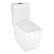 Унитаз моноблок Azario Rayo AZ-6385 цвет Белый с сиденьем Микролифт-1