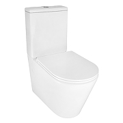 Унитаз компакт Azario Mizen AZ-8300 цвет Белый с бачком и сиденьем Микролифт-1