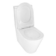 Унитаз компакт Azario Mizen AZ-8300 цвет Белый с бачком и сиденьем Микролифт-3