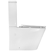 Унитаз компакт Azario Mizen AZ-8300 цвет Белый с бачком и сиденьем Микролифт-11