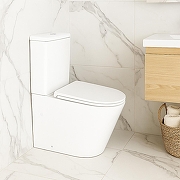 Унитаз компакт Azario Mizen AZ-8300 цвет Белый с бачком и сиденьем Микролифт-14