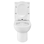 Унитаз компакт Azario Ambra AZ-848G цвет Белый с бачком и сиденьем Микролифт-4