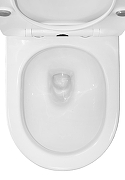 Унитаз компакт Azario Ambra AZ-848G цвет Белый с бачком и сиденьем Микролифт-9