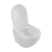 Унитаз Azario Ester AZ-87265 подвесной цвет Белый с сиденьем Микролифт-1