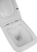 Унитаз Azario Talas AZ-87268 подвесной цвет Белый с сиденьем Микролифт-4