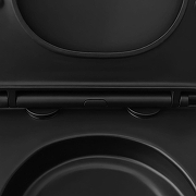 Унитаз Azario Ines Black AZ-W03-SB подвесной цвет Черный матовый с сиденьем Микролифт-7