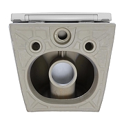 Унитаз Azario Ines White AZ-W03-SW подвесной цвет Белый с сиденьем Микролифт-8