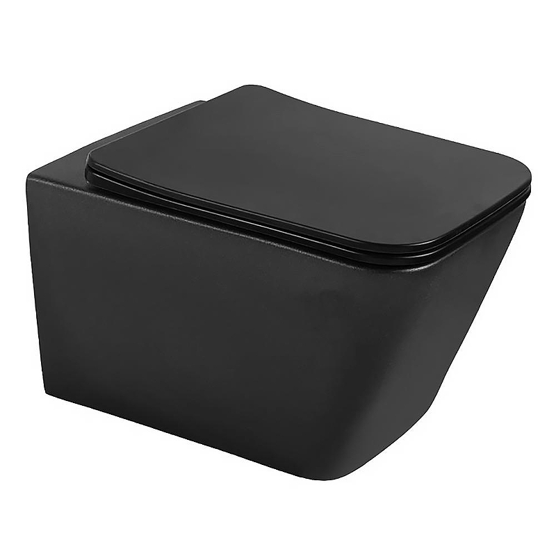Унитаз Azario Dezi Black AZ-W05-SB подвесной 