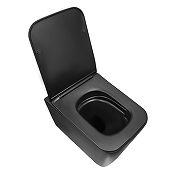 Унитаз Azario Dezi Black AZ-W05-SB подвесной цвет Черный матовый с сиденьем Микролифт-1