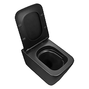 Унитаз Azario Dezi Black AZ-W05-SB подвесной цвет Черный матовый с сиденьем Микролифт-2