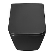 Унитаз Azario Dezi Black AZ-W05-SB подвесной цвет Черный матовый с сиденьем Микролифт-4