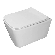 Унитаз Azario Dezi White AZ-W05-SW подвесной цвет Белый с сиденьем Микролифт