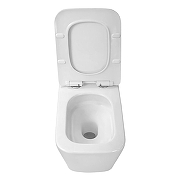 Унитаз Azario Dezi White AZ-W05-SW подвесной цвет Белый с сиденьем Микролифт-8