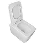 Унитаз Azario Dezi White AZ-W05-SW подвесной цвет Белый с сиденьем Микролифт-11