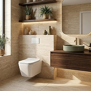 Унитаз Azario Dezi White AZ-W05-SW подвесной цвет Белый с сиденьем Микролифт-13