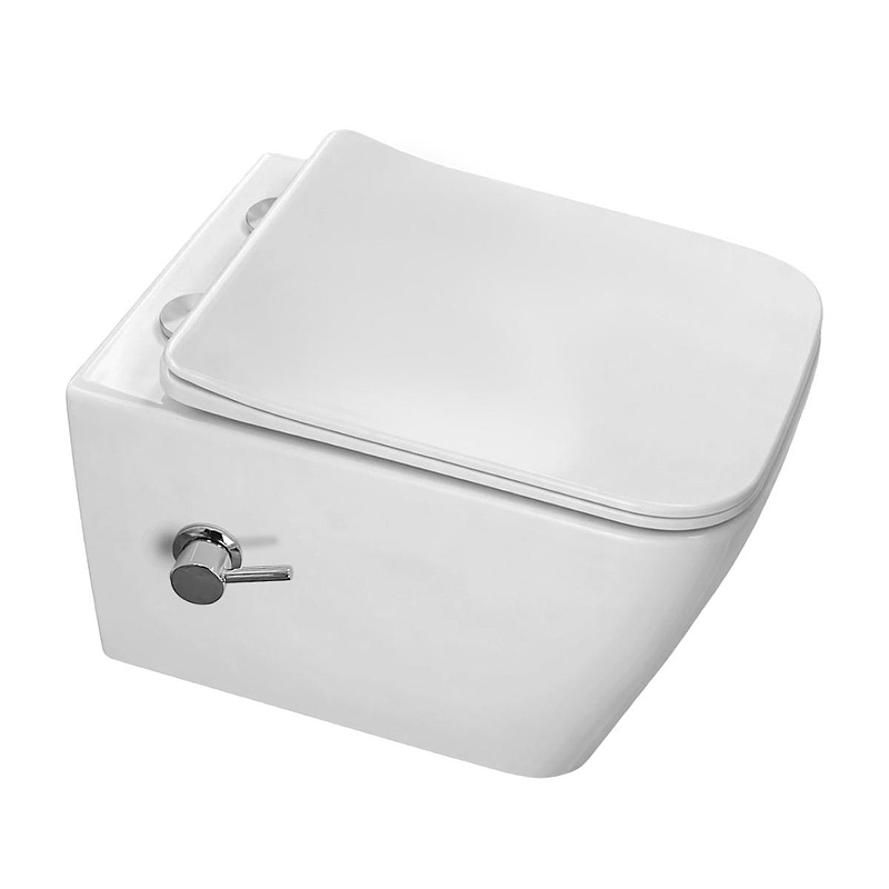 Унитаз биде Azario Dezi White AZ-W05-SWBD подвесной 