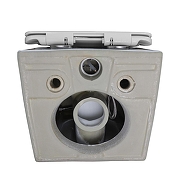 Унитаз биде Azario Dezi White AZ-W05-SWBD подвесной цвет Белый с сиденьем Микролифт-9