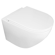 Унитаз Azario Pro PRO-0001 UQ3 подвесной цвет Белый с сиденьем Микролифт-1