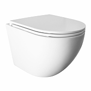 Унитаз Azario Pro PRO-0001 UQ3 подвесной цвет Белый с сиденьем Микролифт-2