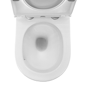 Унитаз Azario Pro PRO-0001 UQ3 подвесной цвет Белый с сиденьем Микролифт-8