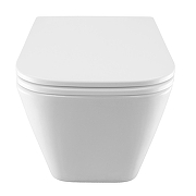 Унитаз Azario Pro PRO-0002 UQ3 подвесной цвет Белый с сиденьем Микролифт-1