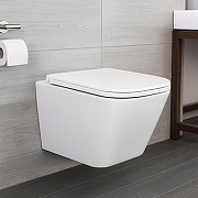 Унитаз Azario Pro PRO-0002 UQ3 подвесной цвет Белый с сиденьем Микролифт-12