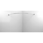 Карниз для душевого поддона Aquatek 100х100 KARN-0000048 дуга цвет Хром-1