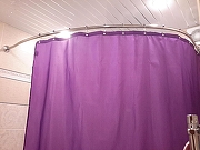 Карниз для ванны Aquatek Морфей 190х90 KARN-0000029 п-образный цвет Хром-3