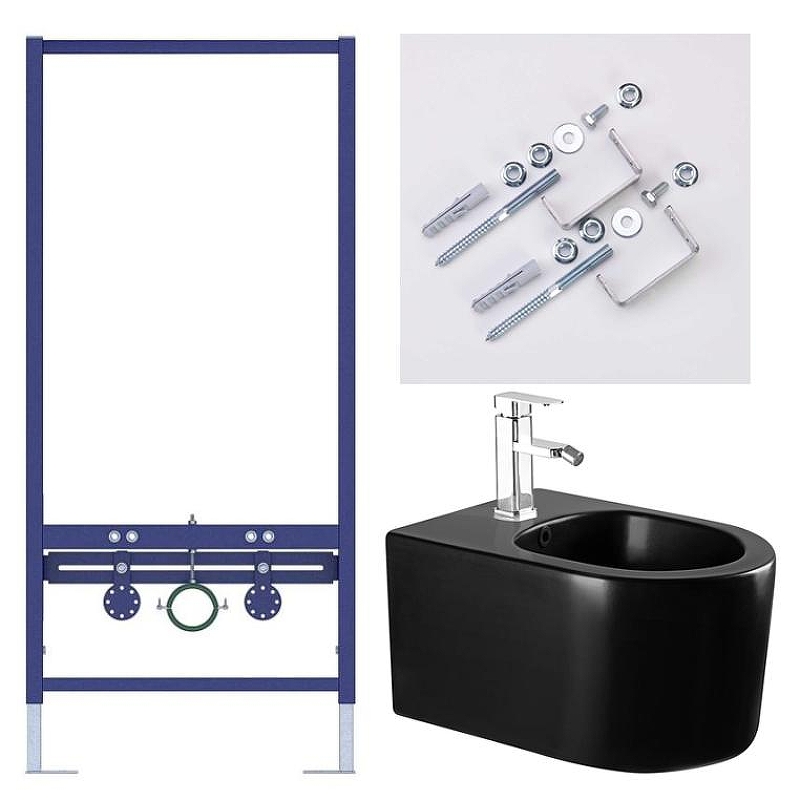 Комплект биде с инсталляцией Aquatek Мия SET AQUATEK МИЯ-MB биде 