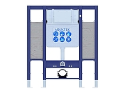 Инсталляция Aquatek Sensor INSE-0000002.36 для унитаза с клавишей смыва цвет Нержавеющая сталь-2