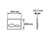 Клавиша смыва Aquatek KDI-0000071 цвет Белый-2