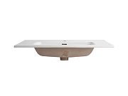 Тумба с раковиной Aquatek Либра 60 AQ66060-DO-MW подвесная цвет Белый матовый Дуб давос-8