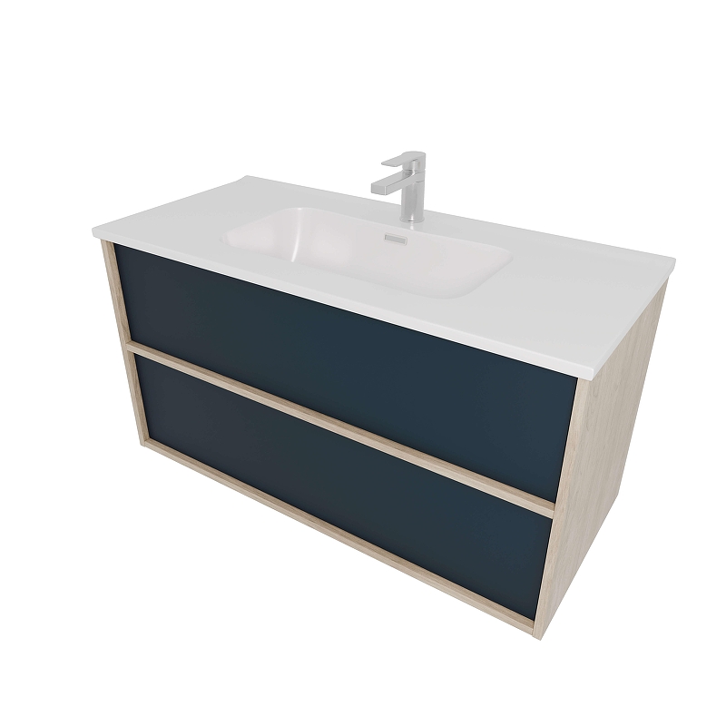 Тумба с раковиной Aquatek Либра 100 AQ66100-DO-MG подвесная 