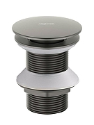 Донный клапан Aquatek AQ6003BGM click-clack цвет Оружейная сталь