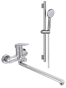 Смеситель для ванны Aquatek Вега AQ1037CR универсальный цвет Хром