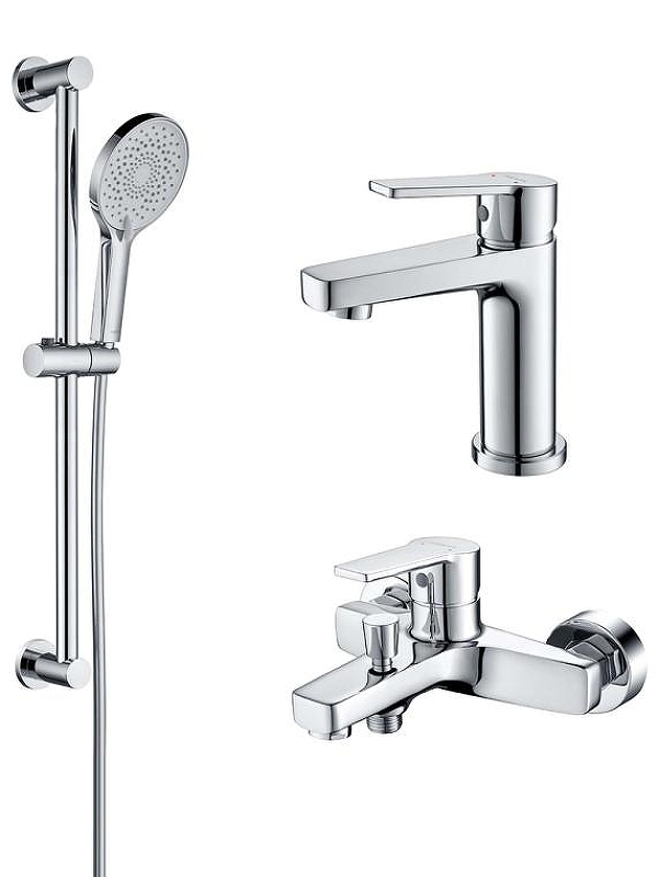 Комплект смесителей Aquatek Лугано AQ1730CR 