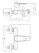 Комплект смесителей Aquatek Ника AQ1830CR цвет Хром-8