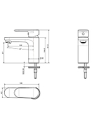 Комплект смесителей Aquatek Ника AQ1831MB цвет Черный матовый-8