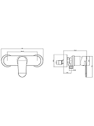 Комплект смесителей Aquatek Ника AQ1831MB цвет Черный матовый-9